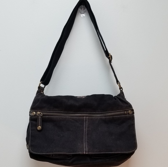 Fossil Handbags - FOSSIL | VINTAGE CANVAS FLAP CROSSBODY BAG